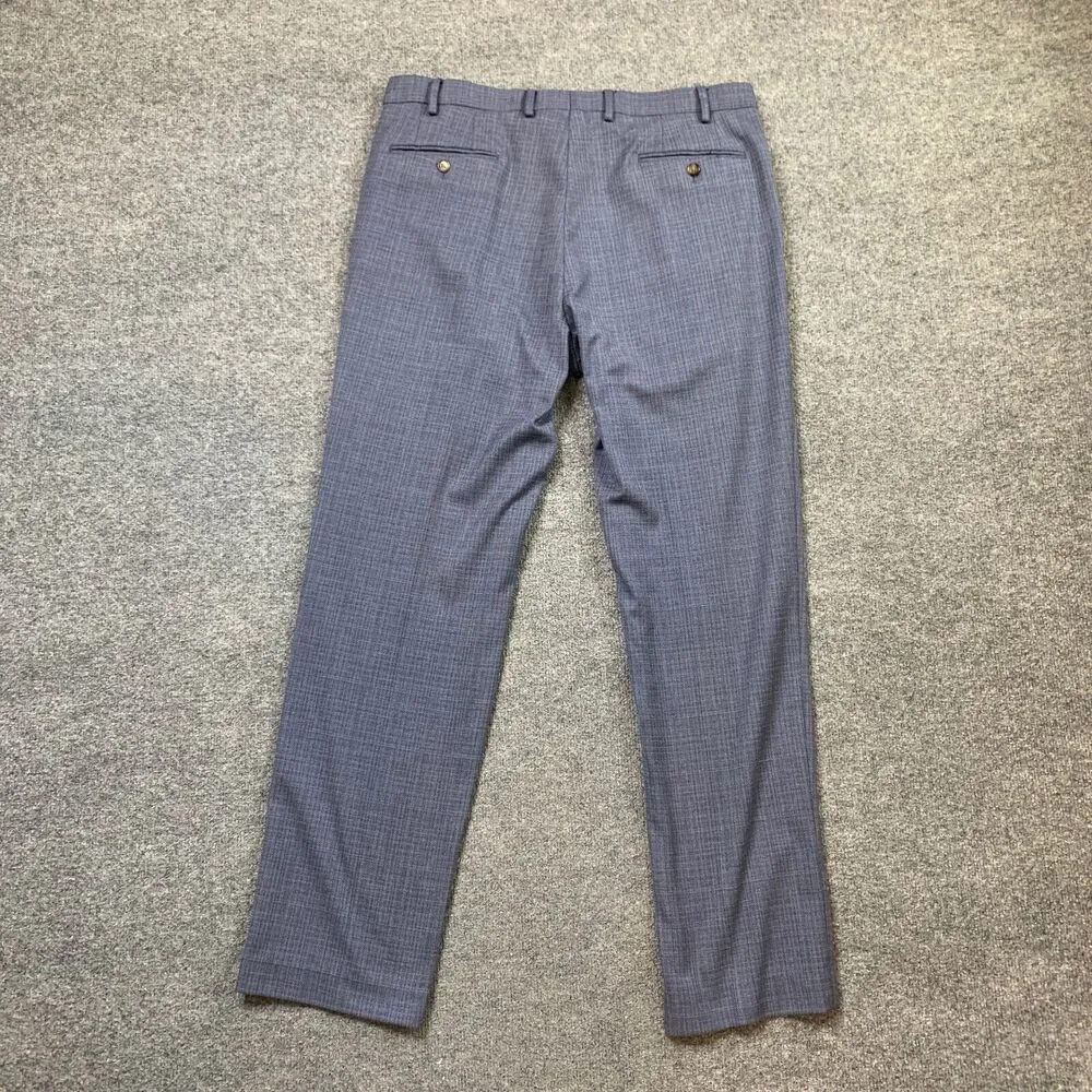 Ralph by Ralph Lauren Pants Mens 36 Navy‎ Shark Blue Pleated Dress Trousers